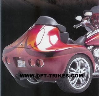DFT Smoothie Trike Conversion Kit   IRS  Harley Electra Glide Tour 