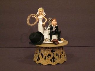 cowboy cake topper in Wedding Supplies