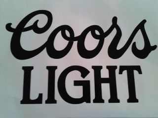 coors light decal window or bumper sticker beer