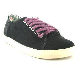 Camper Genuine Peu Rambla Vulcaniza 21490 010 Womens Shoe Black Purple 