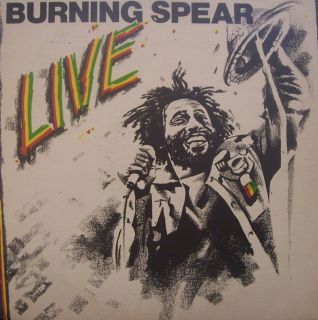 BURNING SPEAR   Live ~ VINYL LP