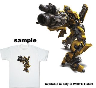 Transformer Bumblebee Gun Autobot Adult T Shirt