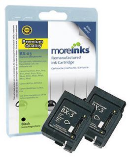 Remanufactured BX 3 / BX03 Black Ink Cartridges for Canon Printers