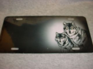 WOLF WOLVES Airbrushed CAR TAG Auto Automobile Truck LICENSE PLATE NEW 