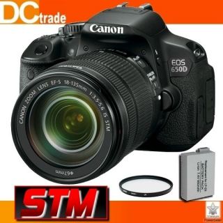 Canon EOS 650D/Rebel T4i/Kiss X6i Kit EF S 18 135mm IS STM+Extra 