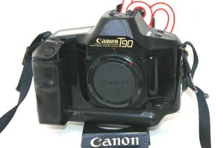 CANON T90 35MM SLR CAMERA BODY AND STRAP (no EEE shutter problems 