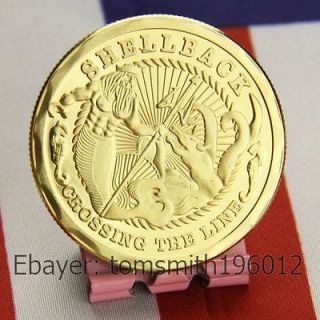 Newly listed U.S Navy Shellback / Military Challenge Coin 370