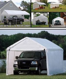 Shelter Logic 10 x 20 Canopy Enclosure Kit NEW Fits 2 inch Frame 