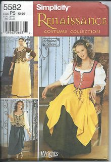 renaissance sewing pattern in Costume Patterns