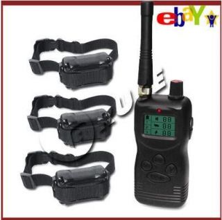   Level Shock Vibra Remote Pet Dog Training Collar For 2 Two Dogs D@3