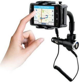 NEW NAZTECH N4000 CAR MOUNT HOLDER + CAR CHARGER KIT FOR CELL PHONE