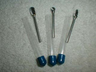   Burr Set  1/4 head x 1/8 shk  Dremel/Foredo​m  Great 4 Wood Carving