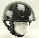 Fulmer Carbon Fiber Half Helmet DOT Street Legal Smoothie AF81 Size 