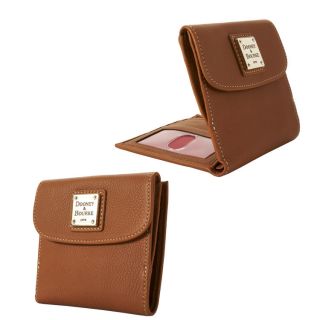 Dooney & Bourke New Leather Large Credit Card Wallet, Camel