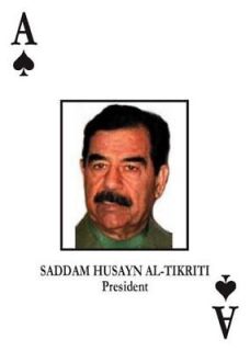 IRAQI MOST WANTED PLAYING CARDS (SADDAM CARDS)
