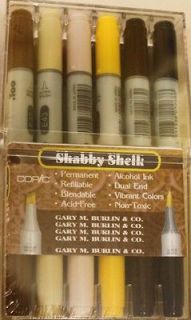   Alcohol Markers SHABBY SHIEKset of 12/plastic case/FREE color guide