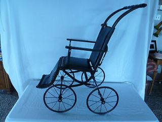 ANTIQUE VICTORIAN BABY O DOLL STROLLER BUGGY BEAUTIFUL