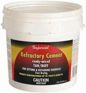 64 oz. Refractory Sodium Silicate Tan Furnace Cement