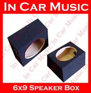 MDF 6x9 inches Speaker Pod Box Enclosure 6 X 9 Boxes for Car Van 