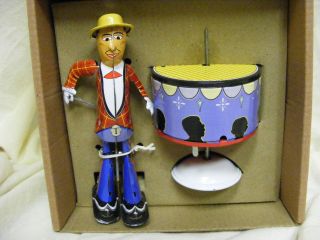   Classic Retro Tap Dancer Key Wind Up Tin Toy New In Box Vintage Style