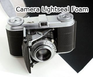 5mm Black Foam Camera Light Seal Self Adhesive Sheet // Closed Cell