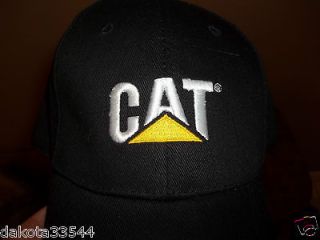 CAT Caterpillar Embroidered Logo HAT Engine Heavy Equipment Tractor 