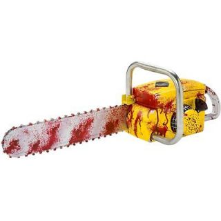   LIFE SIZE ANIMATED BLOODY MOVING CHAINSAW TEXAS MASSACRE PROP DECOR