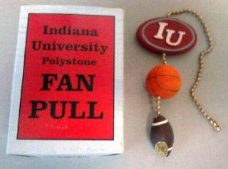 Ceiling Fan Light Pull Chain NCAA Indiana College Fan Chain Pull Lot 
