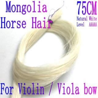 3Pcs Best Mongolian Violin / Viola Bow Hair Horsehair