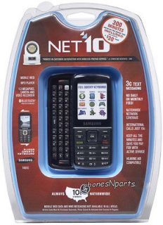 Brand New Net10 Samsung T401G Slider QWERTY Keyboard Phone Camera BT 