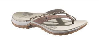 Merrell Womens Lilac Leather Thong Sandals Flip Flops Brown