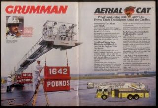 1983 Grumman Aerial Cat fire engine truck lift Vailsgate New York FD 