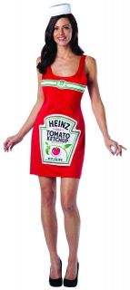 Heinz Ketchup Tank Costume Dress Adult 4 10 *New*