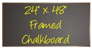 Chalkboard 24x48 Framed Black Menu Sign Chalk board New