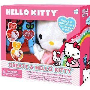 NEW Sanrio HELLO KITTY Create a Hello Kitty Stuff Dress Decorate CRAFT 