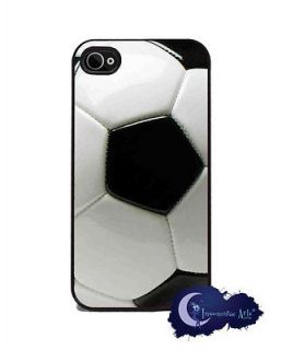 Peace Love and Soccer   iPhone 4 and 4s Silicone Rubber Cover Case 