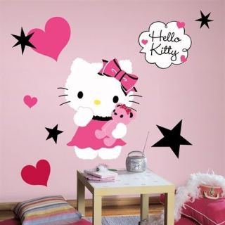 Hello Kitty   Couture Peel & Stick Giant Removable Wall Decals 