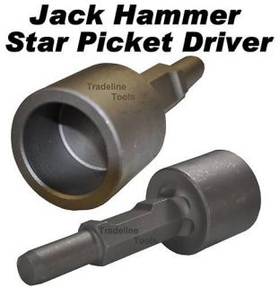   STAR PICKET FENCEPOST DRIVER CHISEL DEMOLITION JACKHAMMER HITACHI