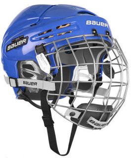 New Bauer 5100 Hockey Helmets w/Cage   Royal