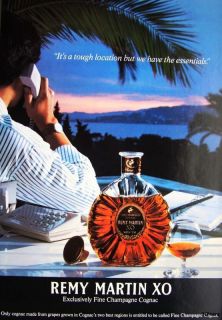 1991 REMY MARTIN XO Cognac Brandy AD #1   Original Print ADVERT 