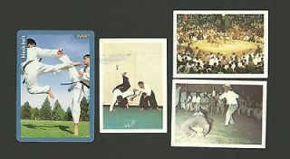   Karate Sumo Wrestling Aikido Capoeiras Judo Sport Fab Card Collection