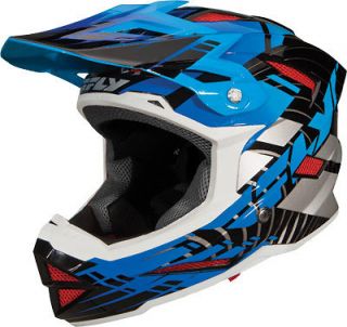   Default Blue Full Face Helmet BMX MTB Bike Snow  Adult & Youth Sizes