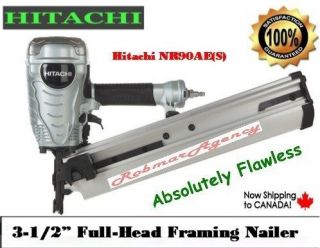 Hitachi   3 1/2 Inch Full Head Framing Nailer   NR90AE (S) *