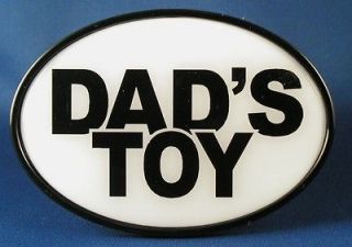 DADS TOY TRAILER HITCH COVER Truck RV Car ATV Tow NEW Father Heavy 