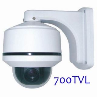   outdoor indoor wall mout High Speed Dome PTZ Camera 700TVL 10X ZOOM