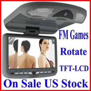 LCD Car Overhead Flip Monitor DVD Player 32BT Game AV