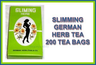 200 BAGS SLIMMING GERMAN HERB SLIMING TEA BURN DIET SLIM FIT FAST 