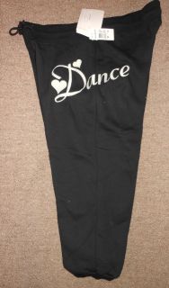 Motionwear Black White Dance HIP HOP Jazz Sweat Pants Unisex 3908 