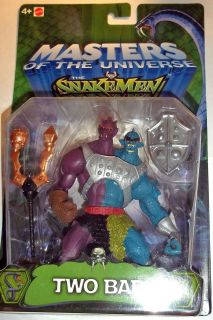   of the universe 2003 TWO BAD silver armor MOC he man SNAKE MEN 2002