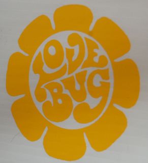 LOVEBUG beetle car sticker love bug vw decal herbie daisy